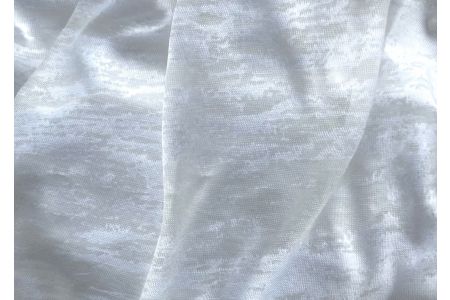 Burn-Out Fluffy Little Clouds Cotton Blend Knit (Made in USA)