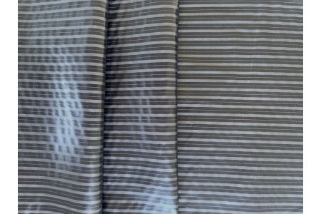  Anna Sui Handsome Putty & Black Striped Nylon 