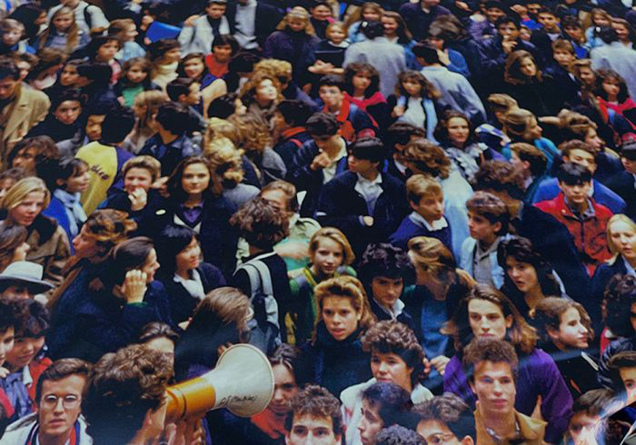 Crowd of People Print