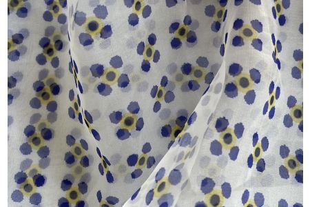 Ratti All-Fives Domino Silk Organza  (Made in Italy)